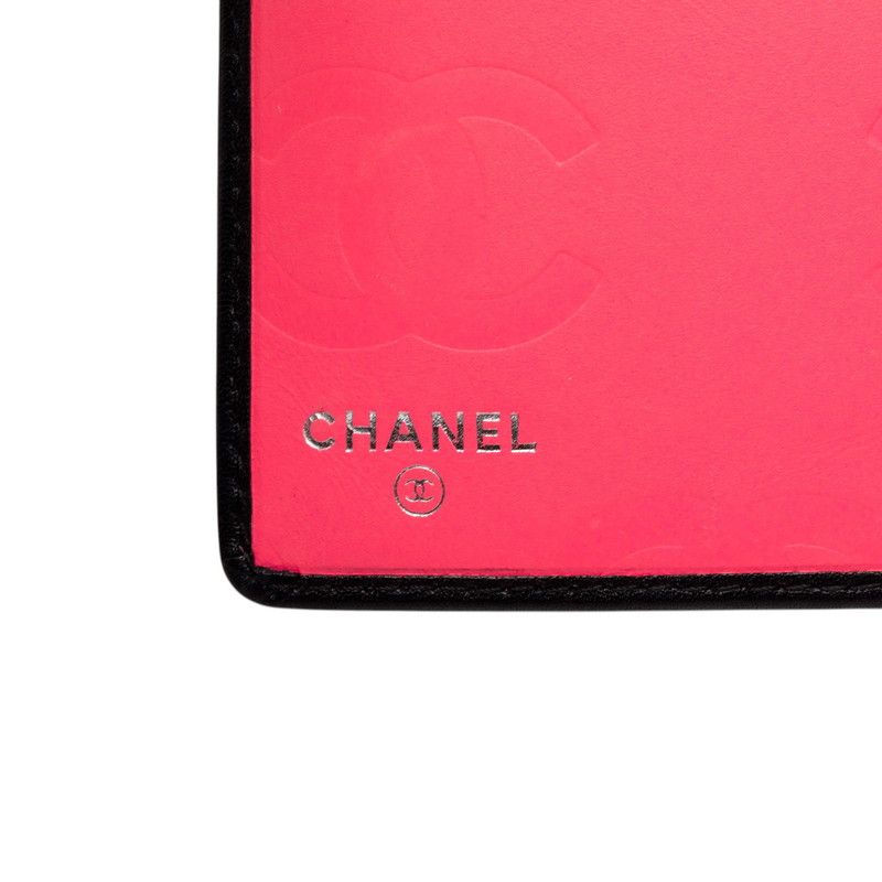 Chanel Cambon Line CC Logo Wallet Black Leather — view 7