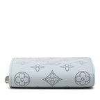 Louis Vuitton Monogram Mahina Portefeuille Clair Bifold Wallet Compact Blue — view 3