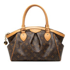 Louis Vuitton Monogram Tivoli PM Handbag Brown Leather