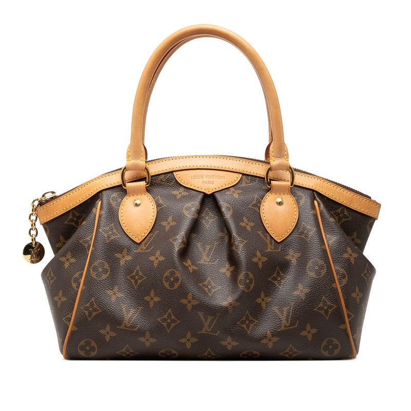 Louis Vuitton Monogram Tivoli PM Handbag Brown Leather