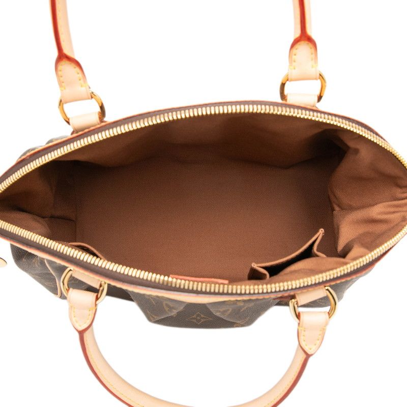 Louis Vuitton Monogram Tivoli PM Handbag Brown Leather — view 4