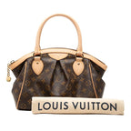 Louis Vuitton Monogram Tivoli PM Handbag Brown Leather — view 7