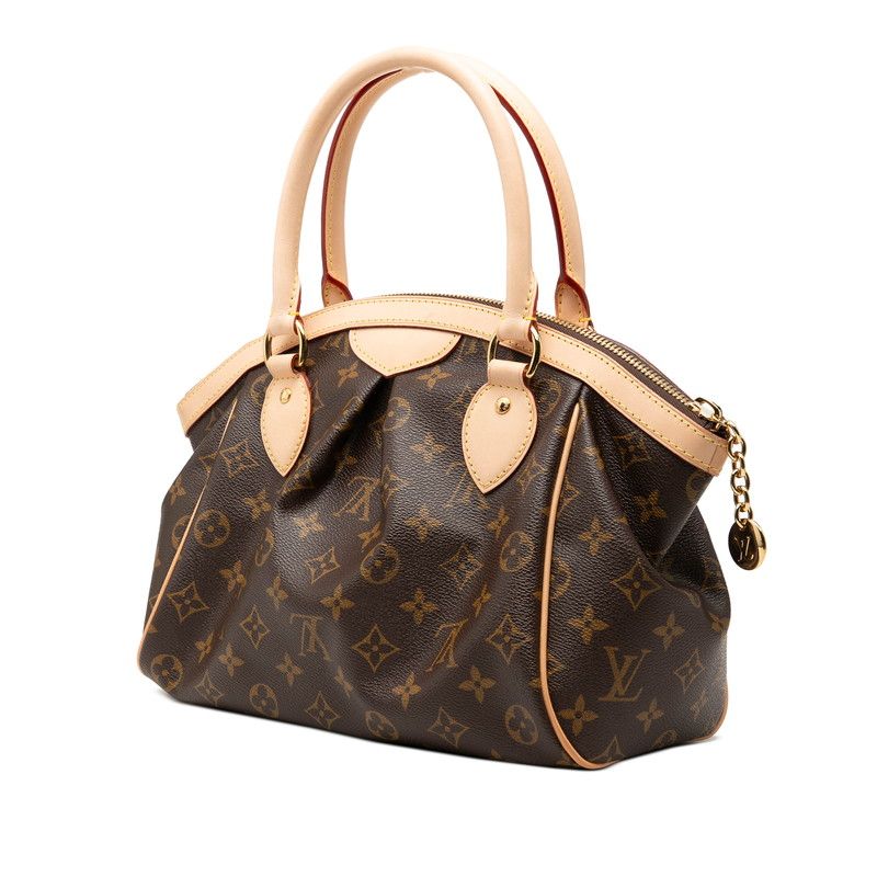 Louis Vuitton Monogram Tivoli PM Handbag Brown Leather — view 2