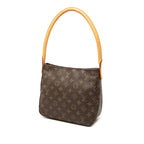 Louis Vuitton Monogram Looping MM Shoulder Bag Brown Leather — view 2