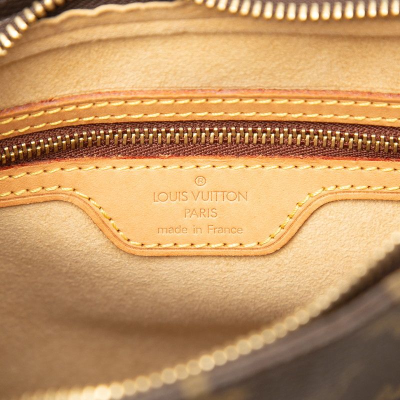 Louis Vuitton Monogram Looping MM Shoulder Bag Brown Leather — view 5