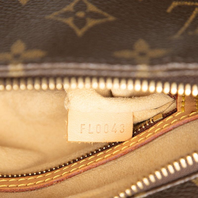 Louis Vuitton Monogram Looping MM Shoulder Bag Brown Leather — view 6