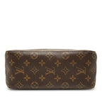 Louis Vuitton Monogram Looping MM Shoulder Bag Brown Leather — view 3