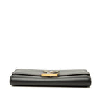 Louis Vuitton Porte Feuille Capucines Wallet Noir Black Taurillon Leather — view 3