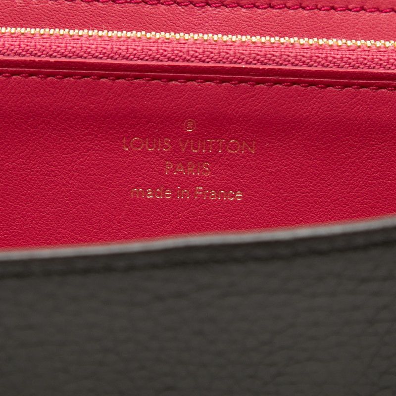 Louis Vuitton Porte Feuille Capucines Wallet Noir Black Taurillon Leather — view 7