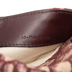 Dior Oblique Trotter Saddle Belt Bag Wine Red Beige Canvas Leather — view 6