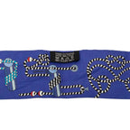 Hermes Twilly Cordages Scarf Blue Silk — view 4