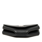 Hermes Levain Quatre Coin Purse Black Silver Chevre — view 3