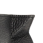 Hermes Levain Quatre Coin Purse Black Silver Chevre — view 6