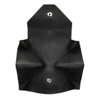 Hermes Levain Quatre Coin Purse Black Silver Chevre — view 4