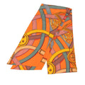 Hermes Maxi Twill Cavalcadour Scarf Orange Multicolor Silk