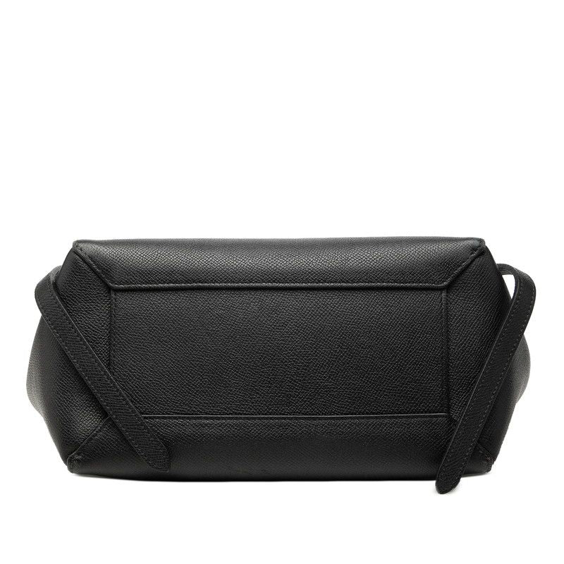 Celine Belt Bag Micro 2-Way Black Leather — view 3