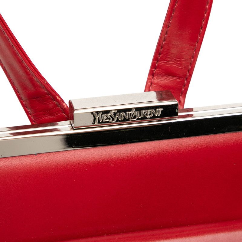 Saint Laurent Backpack Red Leather — view 7