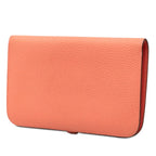 Hermes Dogon GM Bifold Wallet Pink Taurillon Clemence — view 2