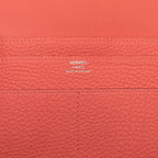 Hermes Dogon GM Bifold Wallet Pink Taurillon Clemence — view 7