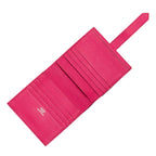 Hermes Bearn Recto Verso Trifold Wallet Rose Shocking Pink Chevre — view 4