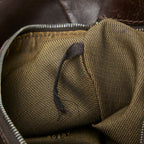 Fendi Zucca Tote Shoulder Bag Brown Canvas Leather — view 7