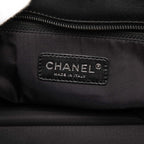 Chanel Paris Biarritz MM Tote Bag Black Leather — view 5