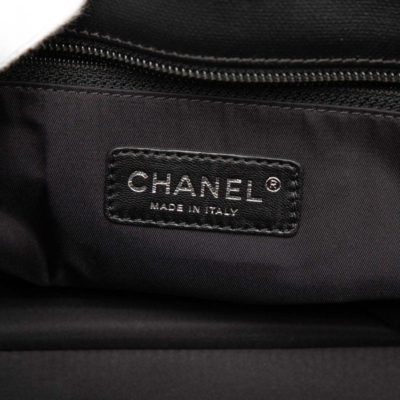 Chanel Paris Biarritz MM Tote Bag Black Leather — view 5