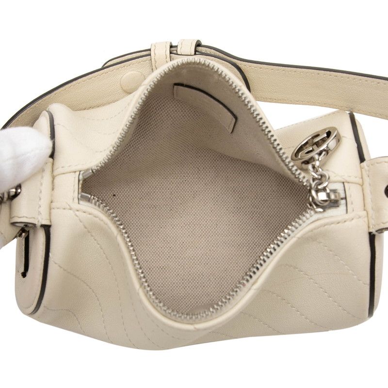 Gucci Blondie Shoulder Bag White Leather — view 4