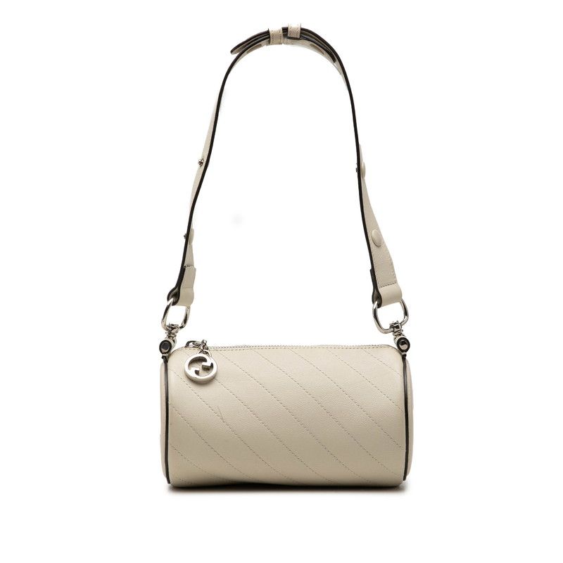 Gucci Blondie Shoulder Bag White Leather