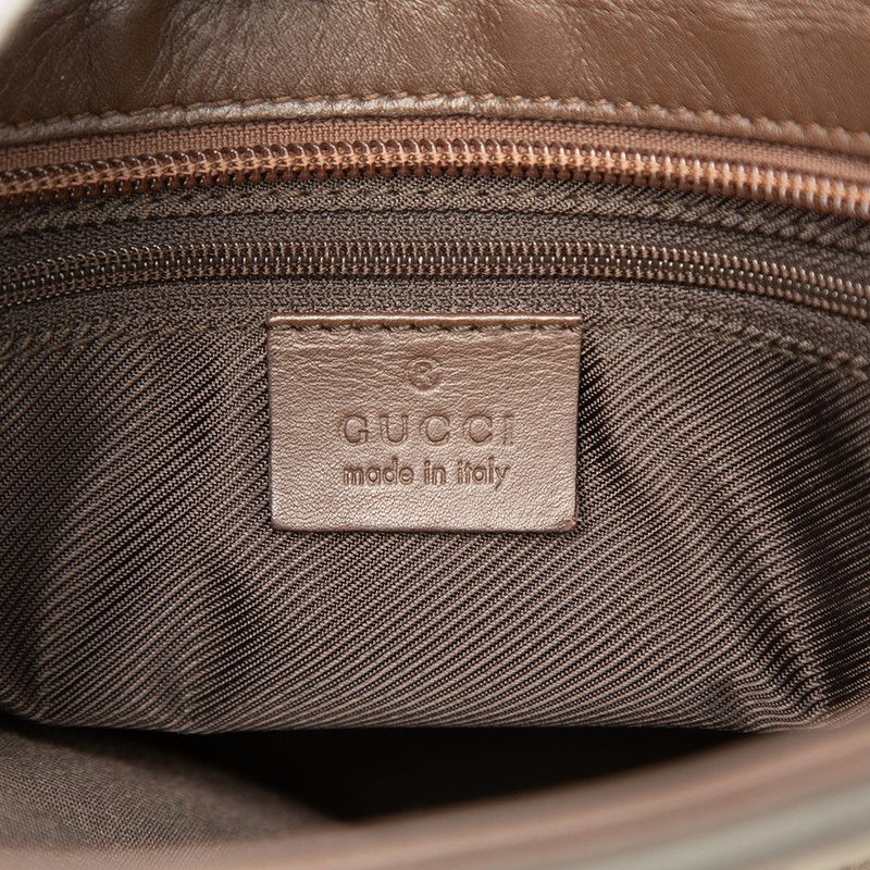 Gucci GG Canvas Tote Bag 002 Beige Brown — view 7