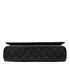 Louis Vuitton Monogram Eclipse District MM NM Crossbody Shoulder Bag Black — view 3