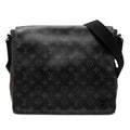 Louis Vuitton Monogram Eclipse District MM NM Crossbody Shoulder Bag Black