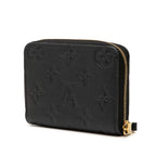 Louis Vuitton Monogram Empreinte Zippy Coin Purse Noir Black Leather — view 2