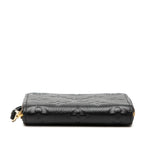 Louis Vuitton Monogram Empreinte Zippy Coin Purse Noir Black Leather — view 3