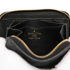 Louis Vuitton Monogram Empreinte Zippy Coin Purse Noir Black Leather — view 5