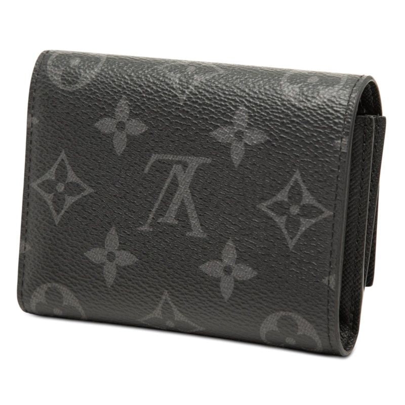 Louis Vuitton Monogram Eclipse Victor Wallet Trifold Black Gray Leather — view 2
