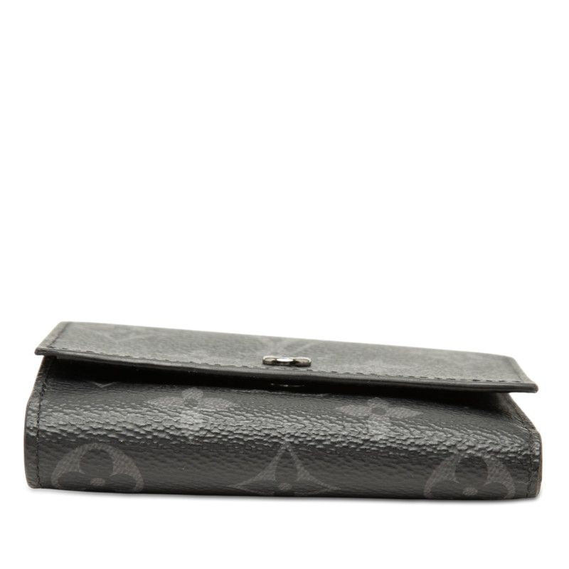 Louis Vuitton Monogram Eclipse Victor Wallet Trifold Black Gray Leather — view 3