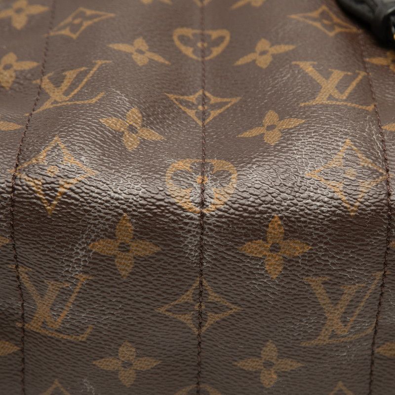 Louis Vuitton Monogram Palm Springs Mini Backpack Brown Leather — view 4