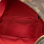 Louis Vuitton Monogram Palm Springs Mini Backpack Brown Leather — view 5