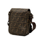 Fendi Zucca Crossbody Shoulder Bag Brown — view 2