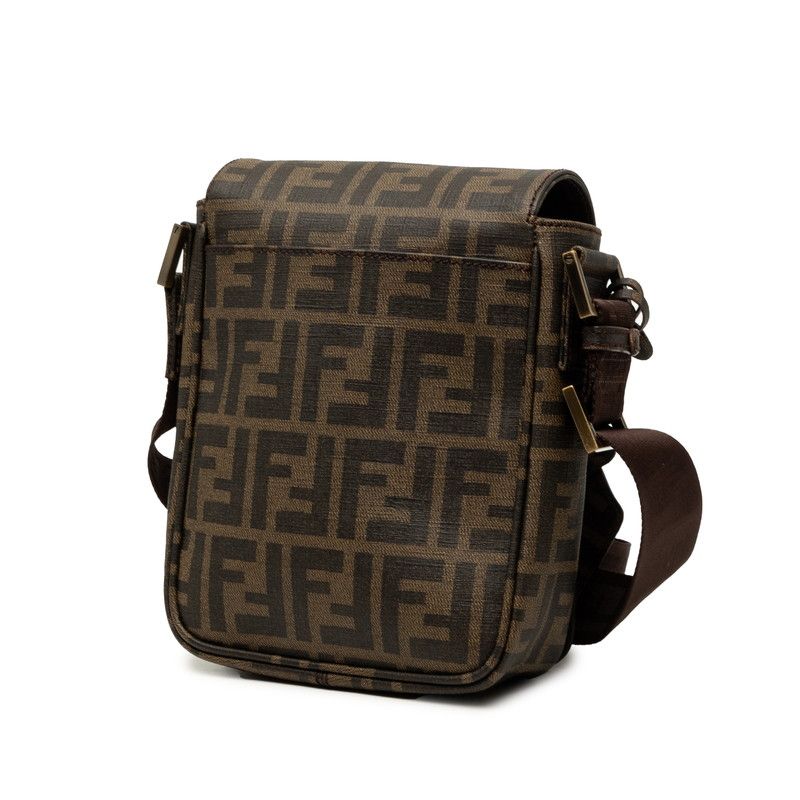 Fendi Zucca Crossbody Shoulder Bag Brown — view 2