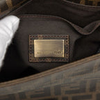Fendi Zucca Crossbody Shoulder Bag Brown — view 5