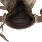 Fendi Zucca Crossbody Shoulder Bag Brown — view 4