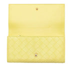 Bottega Veneta Intrecciato Wallet Yellow Leather — view 5
