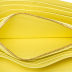 Bottega Veneta Intrecciato Wallet Yellow Leather — view 6