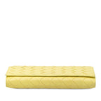 Bottega Veneta Intrecciato Wallet Yellow Leather — view 3