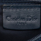 Dior Trotter Saddle Coin Case Mini Pouch Navy Canvas Leather — view 5