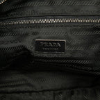 Prada Handbag Black Nylon Leather — view 5