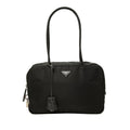 Prada Handbag Black Nylon Leather