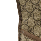 Gucci GG Supreme Metal Cat Head Sherry Line Belt Bag Leather Khaki Beige Mocha — view 8